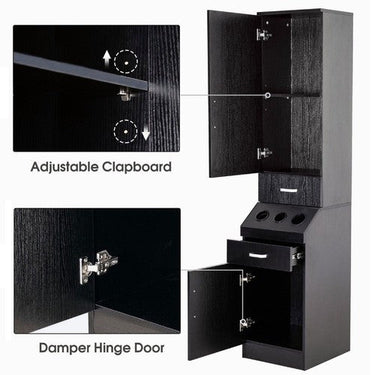 Multifunctional Brown Storage Cabinet for Home - InspiredGrabs.com